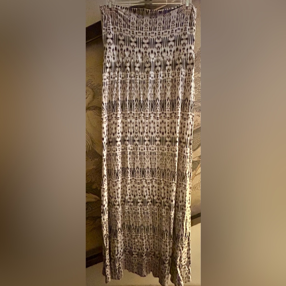 * Cynthia Rowley Boho Print Maxi Skirt SZ Medium *